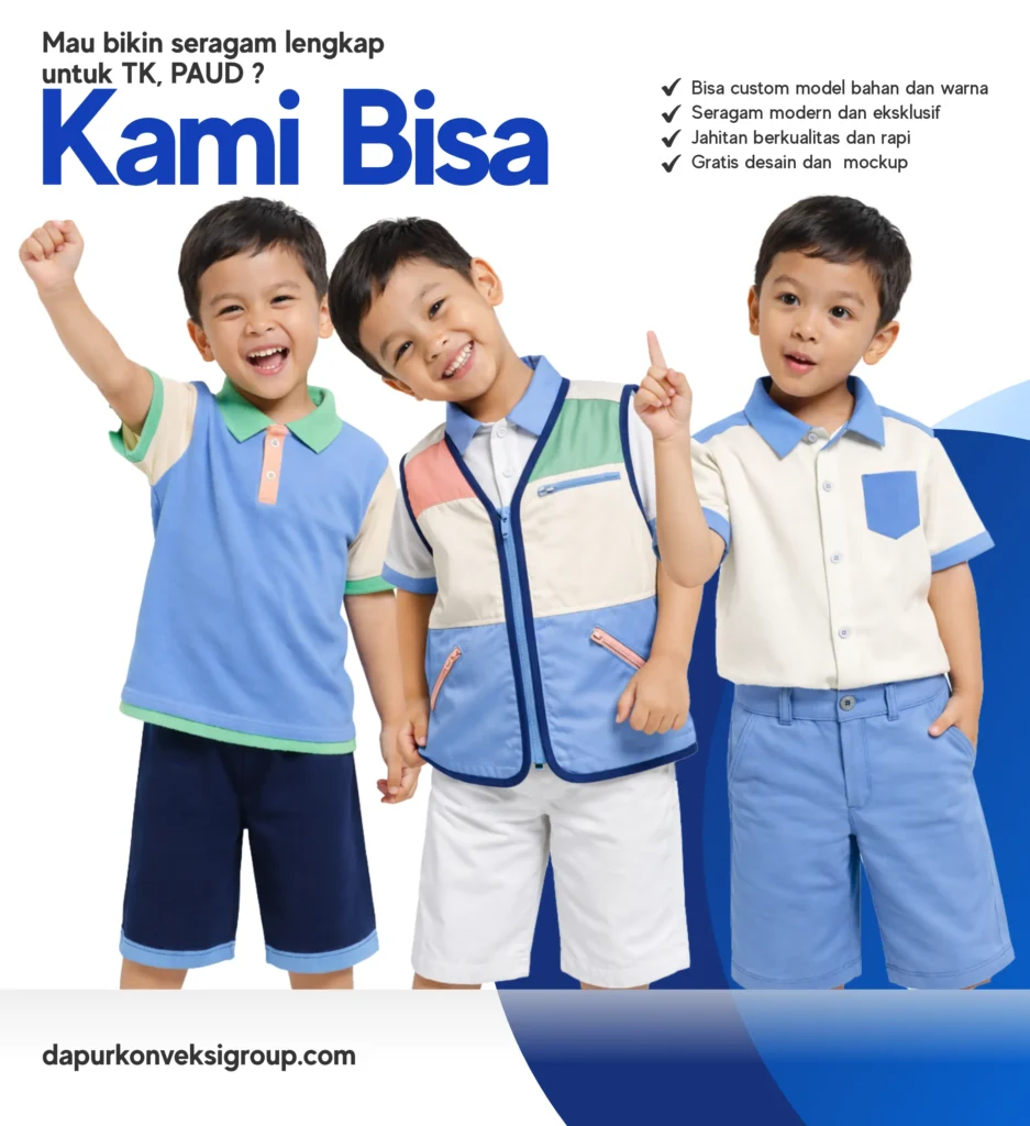 Konveksi Seragam TK dan Paud Premium