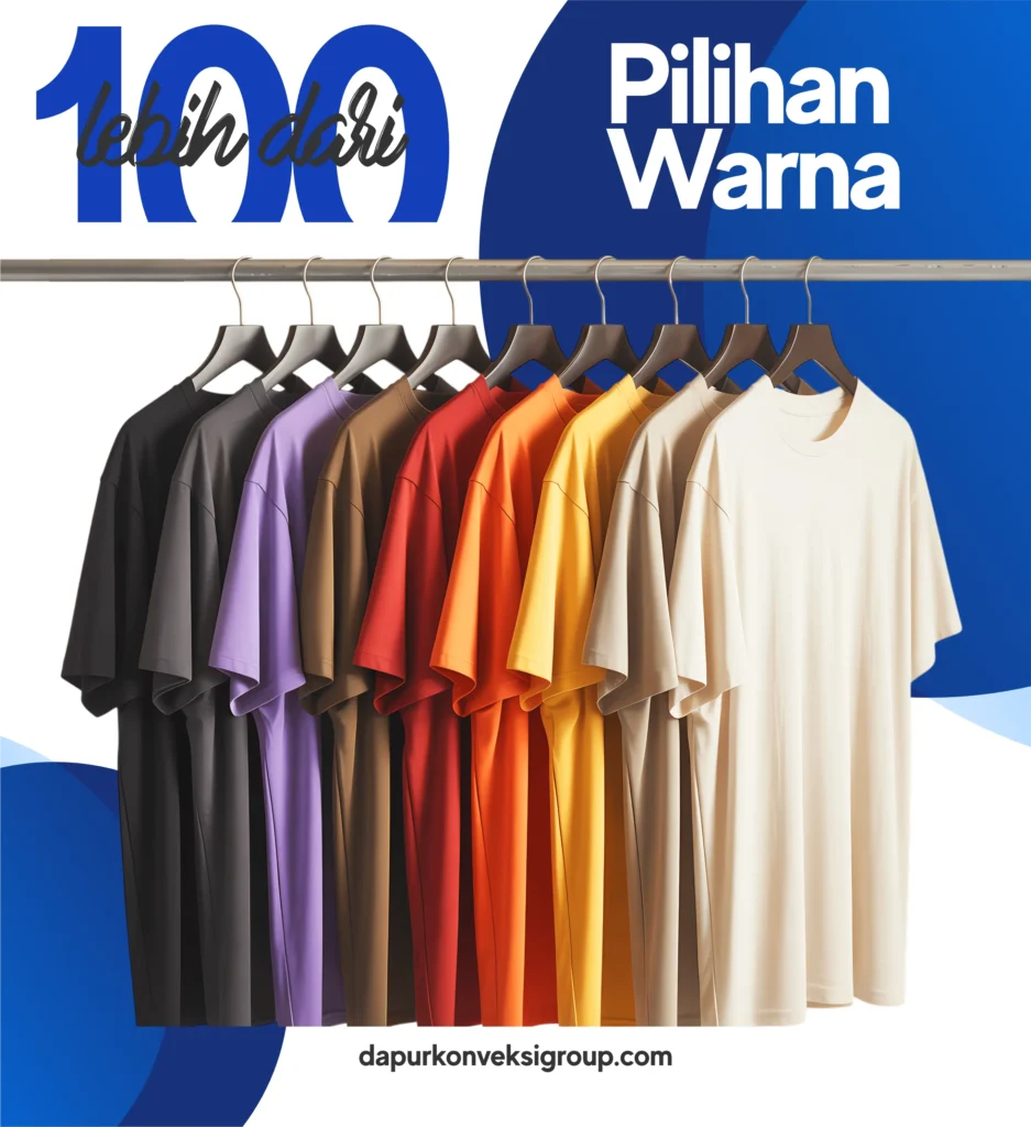 Koleksi Warna Kaos Polos Bukittinggi