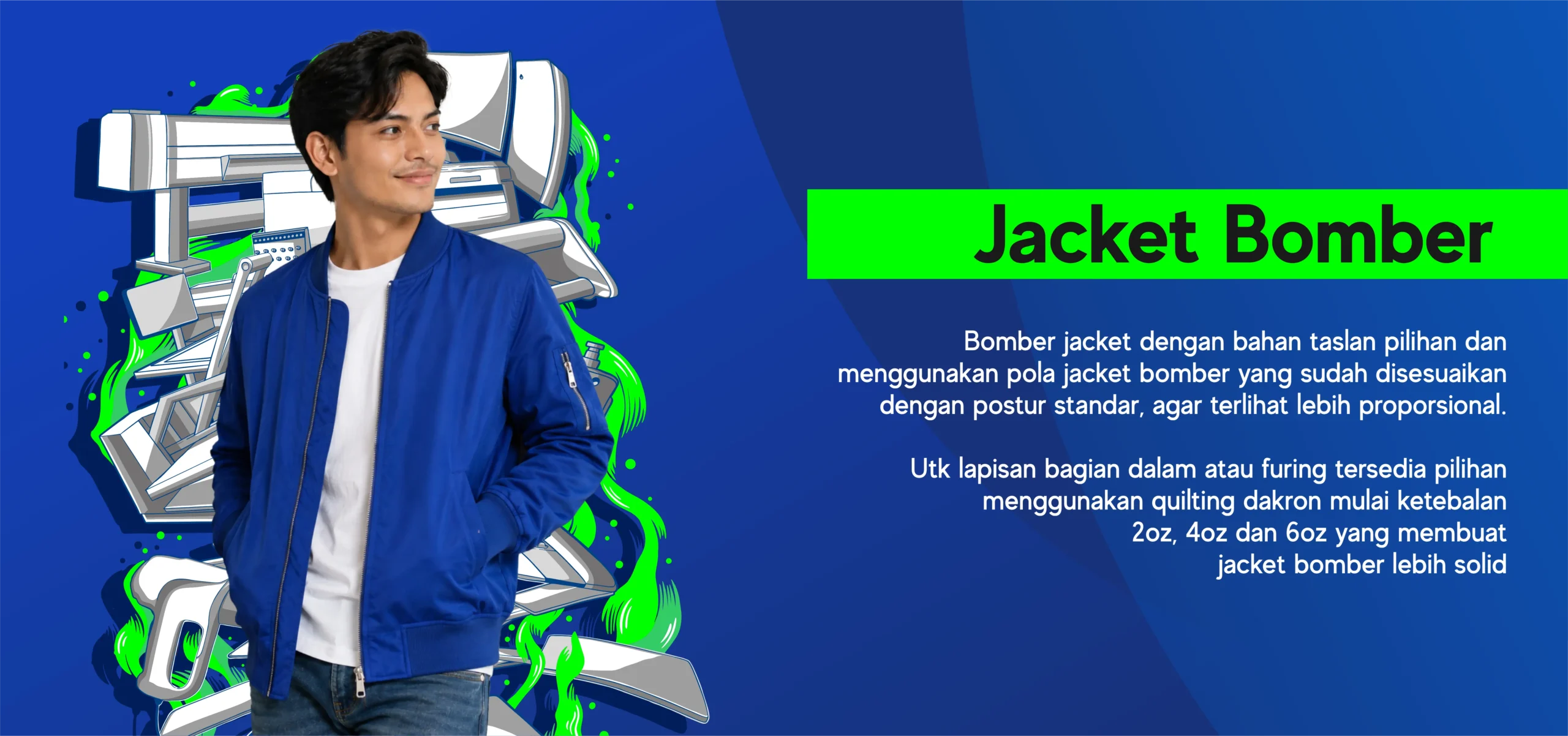 Bomber jacket Premium Bukittinggi