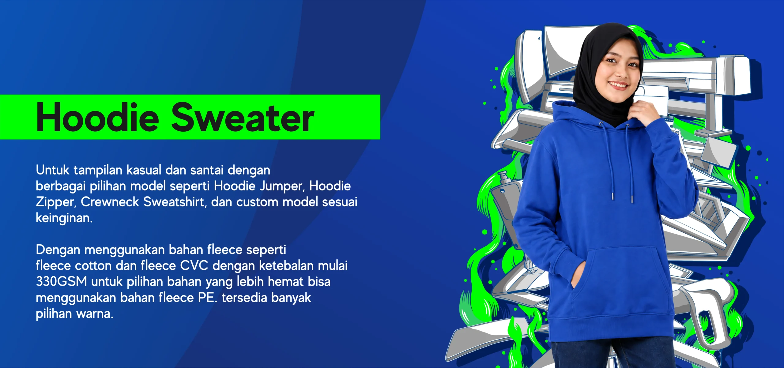 Hoodie jacket Premium Bukittinggi