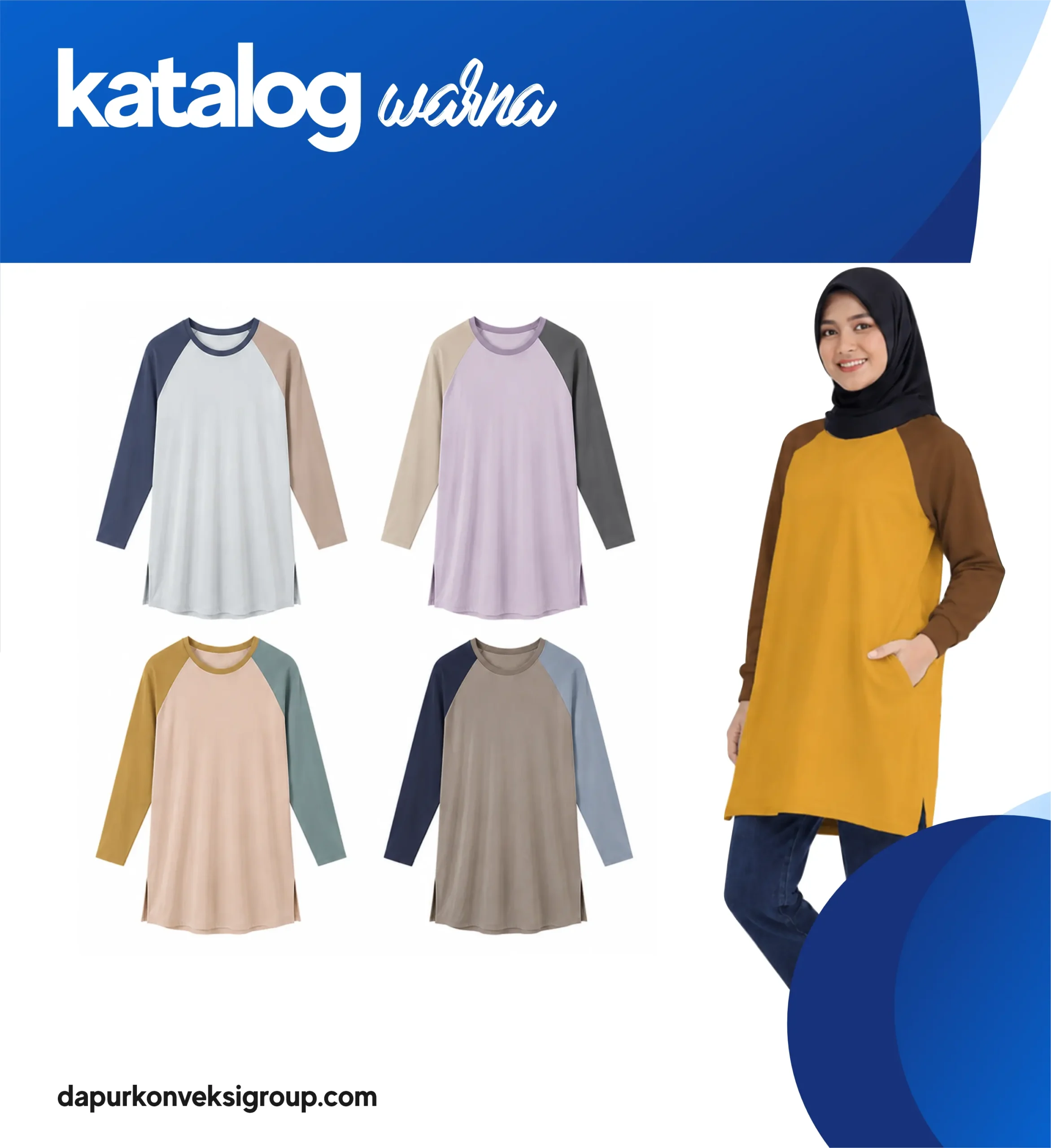 Katalog Warna Kaos Tunik Premium2