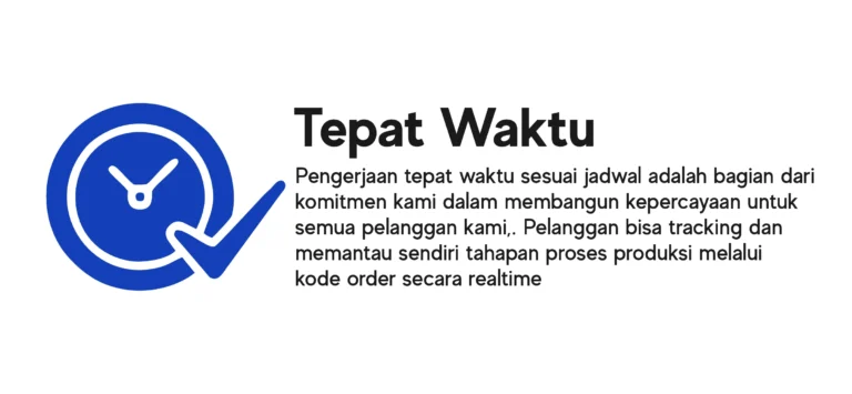 Konveksi Tepat Waktu Bukittinggi