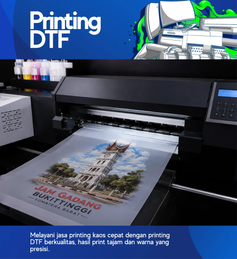 Sablon Satuan DTF Bukittinggi